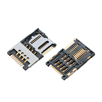 M619 soket pembaca kartu SIM 8P + Micro SD, Dudukan kartu Conn TF 2 dalam 1 murah untuk smart home EV penjualan laris di India Malaysia Vietnam