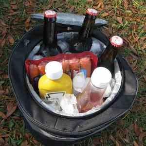 <b>Outdoor</b> Portable Camping Mini BBQ <b>Grill</b> WIth Insulated Bag Cool Bags - Product Image 1