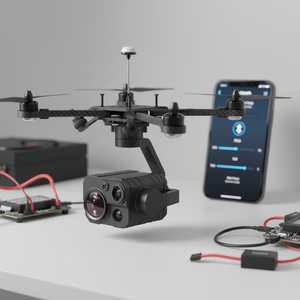 Stabilisateur à <span class=keywords><strong>3</strong></span> axes pour caméra de type GoPro, moteur sans balais, anti-vibrations pour drone FPV - Product Image 1