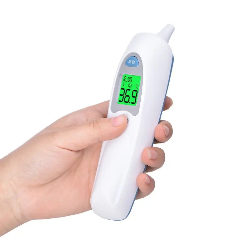 CE ISO được phê duyệt ngay lập tức đọc sách chính xác sốt termometro kỹ thuật số y tế hồng ngoại nhiệt kế LCD hiển thị tai Nhiệt kế