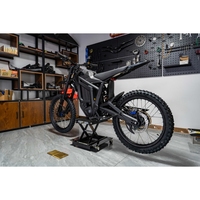 Moto de course Talaria Sting R MX5 Pro, motocross haute vitesse, moto électrique noire, vélo de montagne électrique