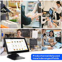 15,6 дюймов алюминиевая Базовая оболочка Touch All In One Pos Systems