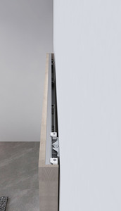 Pintu hantu ruang perangkat keras tidak terlihat geser tersembunyi Modern populer untuk pintu kayu - Product Image 6