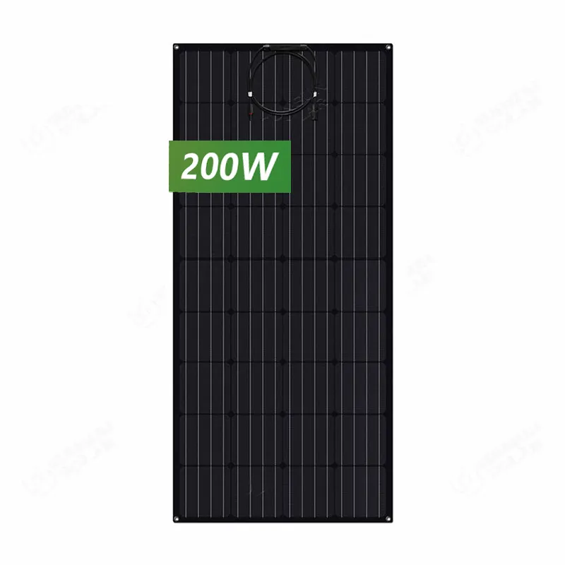 Flexible Solarmodule 100W Flexibles Solar panel 2000W für LED-Licht 5W CE White Solar Power System Faltbares Solar Frame less 110W