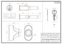 Serrure à balle E10 pour volet roulant, en alliage de zinc, avec cylindre et verrouillage au sol, vente en gros uniquement, prise en charge OEM ODM, personnalisation du logo, finition et clés