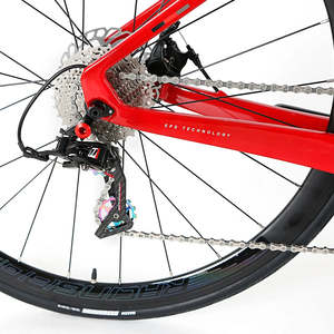 Vélo de course sur route 700c 22 vitesses, cadre aérodynamique en fibre de carbone pas cher avec fourche en aluminium et frein à câble, unisexe, mon magasin - Product Image 2