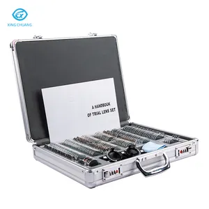 Optics Instrument Plastic rim 158 Trial lens Equipment Metal Rim case optometri box High quality eye testing box Optical Set kit