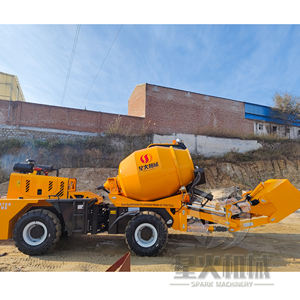 Бетономешалка 3 м3, самозагружающая Бетономешалка в Дубае, 4 колеса, объемный самозагружающий грузовик, Бетономешалка - Product Image 1