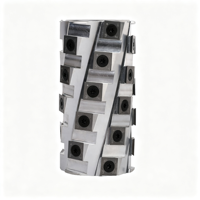 Cabezal de corte espiral para madera, cuchilla de router helicoidal, cuchillas de carburo indexables, cabezal de fresado para aplanar madera