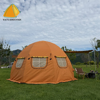 Tente de camping familiale de luxe à ouverture automatique, style Moyen-Orient, double couche de coton, une chambre