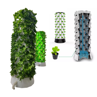 Système de culture hydroponique en tour aéroponique verticale, équipement d'agriculture intelligente