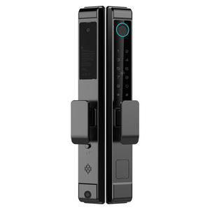 กุญแจล็อคประตูดิจิตอลแบบกันน้ำ ระบบไบโอเมตริกซ์ สแกนลายนิ้วมือ ควบคุมผ่านแอป Tuya  ขอบบาง สำหรับประตูบานเลื่อนอะลูมิเนียมภายนอก - Product Image 1