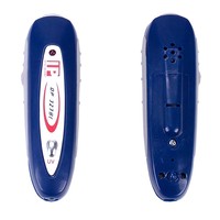 Détecteur de devises portable mini rechargeable DP323BE avec écran LED en plastique, lumière infrarouge violette et grande tête magnétique double usage