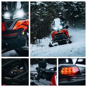 Moto de Nieve Alpinecross con Motor V-Twin de 1000 cc, Estructura de Acero, Accionamiento a Gasolina - Product Image 4