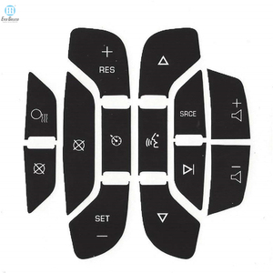 カーコントロール計装フィルムパネルPVCマットボタンステッカーカーボタンACコントロールパネルステッカー - Product Image 2