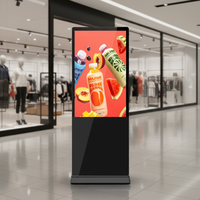 Écran LCD interactif d'intérieur OEM ODM 43 pouces, format 16:9, luminosité 500 nit, contrôle IR, fonctionnement 24/7, moniteur d'affichage numérique