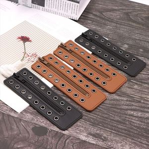 Inserts de fermeture éclair vintage à 8 trous pour bottes, en similicuir, pour la décoration des chaussures, style élégant sans lacets - Product Image 2