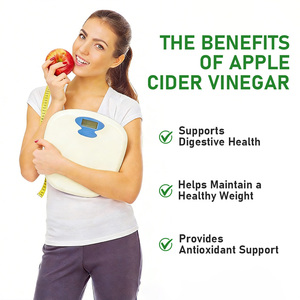 High Absorption ACV Manage Weight Antioxidant Support Gummies Food <b>Supplement</b> Apple Cider Vinegar Gummies - Product Image 5