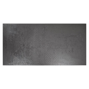 Piastrella Doha Black Deco 60x60 cm 10 mm Opaca Texturizzata Rettificata per Pavimenti Interni - Product Image 3