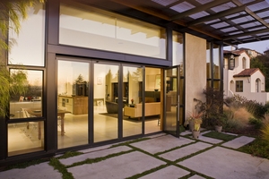 Portes <span class=keywords><strong>de</strong></span> <span class=keywords><strong>garage</strong></span> en verre dépoli / <span class=keywords><strong>Porte</strong></span> en verre commerciale extérieure <span class=keywords><strong>Porte</strong></span> pliante en aluminium - Product Image 6