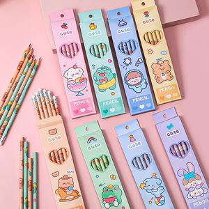 Lápices Kawaii Reutilizables con Logotipo Personalizado, Útiles Escolares, Papelería Creativa, Lápices de Dibujos Animados para Niños, Juego de Lápices de Colores Estándar - Product Image 3