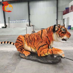 Modèles d'animaux tigrés animatroniques grandeur nature pour l'intérieur et l'extérieur - Product Image 4
