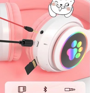 หูฟังเกมมิ่งแบบครอบหู 5.3 พร้อมระบบตัดเสียงรบกวน ENC กันน้ำระดับ IPX4 ไฟ RGB ความหน่วงต่ำ สำหรับ <span class=keywords><strong>PS4</strong></span> ช่องเสียบ USB Type-C - Product Image 2