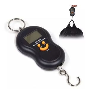 Portable Digital Luggage Scale 50kg LCD <b>Display</b> Travel Weight Measurement <b>Hook</b> Design - Product Image 1