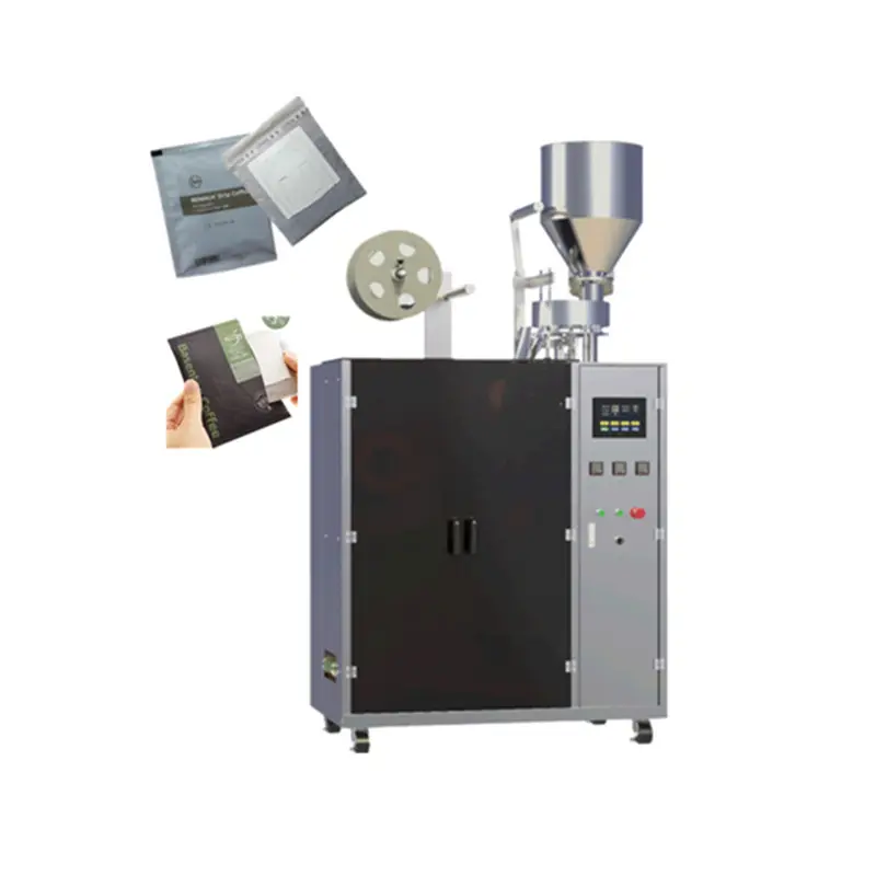 Ear Hanging Coffee Packaging Machine With Integrated Non-woven Fabric Inner And Outer Bags For Coffee Packaging