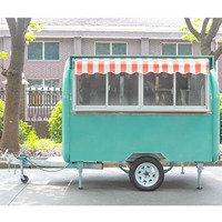 Bar mobile personnalisé, café, crème glacée, remorque entièrement équipée, camion de nourriture mobile pour hamburgers, pizzas, hot-dogs, barbecue, crêpes à vendre