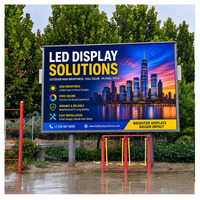 Vollfarbige LED-Anzeige für den Außenbereich, SMD 1/103Scan LED-Bildschirmwand, 960 x 960 mm, 5000 cd Helligkeit, feste Säuleninstallation für Werbetafeln