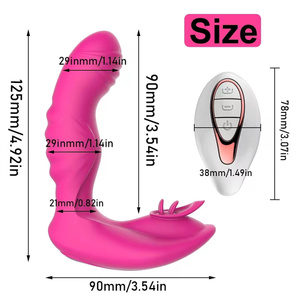 <b>Remote</b> <b>Control</b> Silicone <b>Vibrating</b> Panties Sex Toy for Woman G Spot Dildo <b>Vibrator</b> Massage Female Masturbation Stimulator Sex Toy - Product Image 2