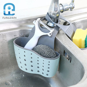 Borse per mensole piccole appendere utensili da cucina scatola per lavello cornice appesa tipo di appendere multifunzione cestello portaoggetti goccia buona cucina gadget - Product Image 3