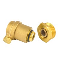 ZR – Nouvelle vanne de purge automatique thermostatique latérale en laiton de qualité supérieure 1/2\" DN15 pour chauffe-eau solaire et CVC