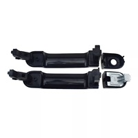 Poignée de porte extérieure compatible avec Nissan Versa Tiida 2007-2012, remplace les poignées 80640-EL12A, 80644-EL12A, 82641-EL12A