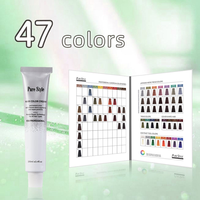 Carte de couleurs de cheveux personnalisée Purestyle Professional Salon, nuancier de teinture capillaire, échantillons de qualité supérieure