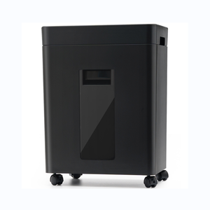 Trituradora de papel para oficina y hogar Micro corte 2*12mm Tiempo de trabajo 60 minutos Corte manual Tarjetas DE CRÉDITO sobrecarga protección contra sobrecalentamiento 20L - Product Image 1