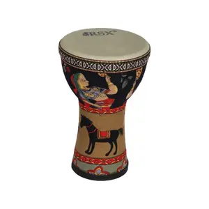 8 "/ 10"/12 "Percussion Musik instrumente Early Education Toys Ziegenleder gemalt Djembe Drum