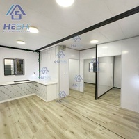 Casa Contenedor Prefabricada Expandible de Acero Ligero de 40 y 20 Pies, con 1, 2, 3, 4 o 5 Dormitorios, para Jardín, Casa Modular, Cabaña