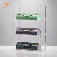 Étui à lunettes tendance irisé, étui à lunettes scintillant, résistant aux rayures, étui de rangement portable pour lunettes