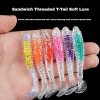 Leurre de pêche souple en PVC de 11 cm, imitation insecte multi-jambes, leurre bionique souple pour la pêche au bar, vente en gros OEM