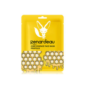Masque facial en feuille de propolis Renardeau OEM ODM, hydratant, nourrissant, blanchissant, à base de plantes, professionnel, pour tous types de peau - Product Image 2