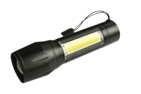 Mini lampe torche tactique LED COB + XPE avec zoom, chargeur mural, étanche, en alliage d'aluminium, porte-clés, IP55, 4 modes
