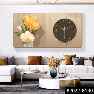 Tinh vi hiện đại duy nhất mặt kim đồng hồ treo tường cho phòng khách không ồn ào phong trào cho hành lang - Product Image 2