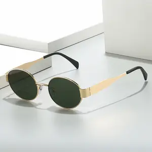 Kacamata hitam Retro kustom pria dan wanita, kacamata pelindung terik matahari UV400 model klasik untuk pria dan wanita 2024