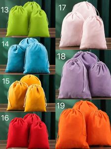 ถุงกำมะหยี่สีดำพิมพ์โลโก้ตามสั่ง ขายส่ง รับออเดอร์จำนวนน้อย รับดรอปชิป บรรจุภัณฑ์ของขวัญแบบเชือกรูดสำหรับใส่เครื่องประดับ - Product Image 3