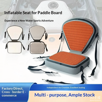 Coussin de siège gonflable pour kayak avec dossier pour 2 personnes, pour le surf et le paddleboard en extérieur, chaise marine pour planche à pagaie