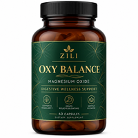 Capsules d'oxyde de magnésium en marque blanche, 60 unités, complément minéral pour le bien-être digestif, fabricant OEM ODM, approvisionnement en vrac personnalisé