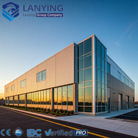 Estructura de Acero Prefabricada de Larga Duración y Bajo Costo, Estándar GB, Almacén/Taller Metálico con Paredes de Panel Sándwich