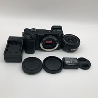 Venta al por mayor de la cámara sin espejo Sony Alpha 6400 A6400 con lente PZ de 16-50 mm, 24.2MP, 4K HDR, AF rápido de 0.02s, AF de ojo en tiempo real, para video Vlog, al por mayor.